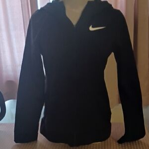 Black Nike Zip-Up Hoodie